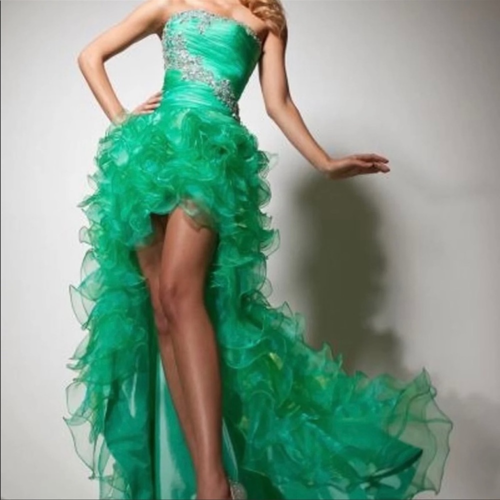 Green dress